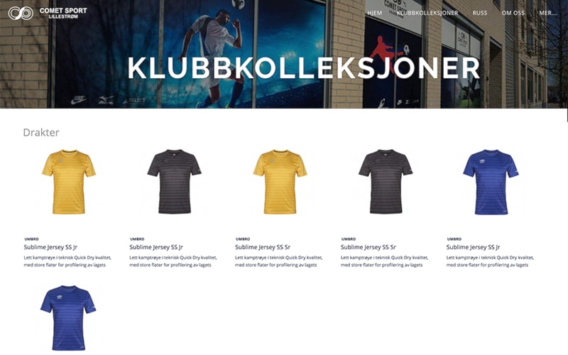 Forlenger samarbeidet med Comet og Umbro ut 2025!